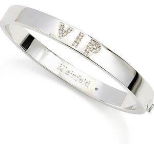 Kleinfeld Crystal Pave Word Bangle Bracelet  ❣️